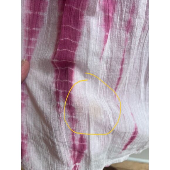 Low Price! J. Jill Pink Tie-Dye Sleeveless Dress Size 16 - Picture 4 of 6